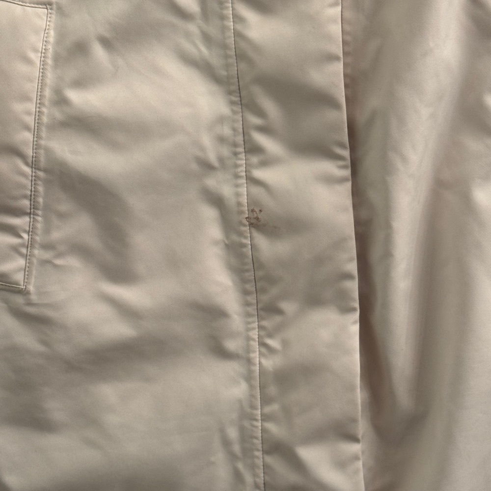 SALE The North Face Arctic Parka Cream White Fur Hood Women's Large - Picture 7 of 9